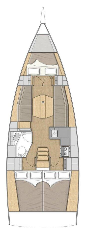Pronájem jachty v Šimuni -Bénéteau Oceanis 34.1 na Samboatu
