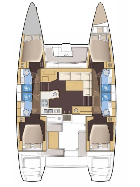Pronajmout si Lagoon Lagoon 450 Sport Top v Punat
