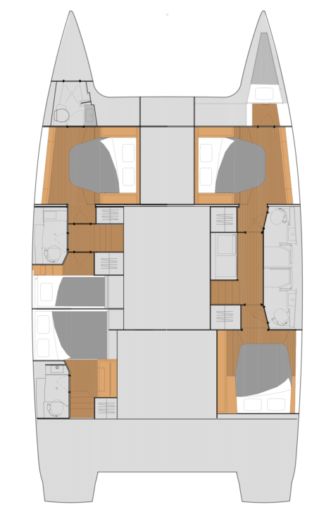 Pronájem jachty v Saint-Mandrier-sur-Mer -Fountaine Pajot Tanna 47 na Samboatu