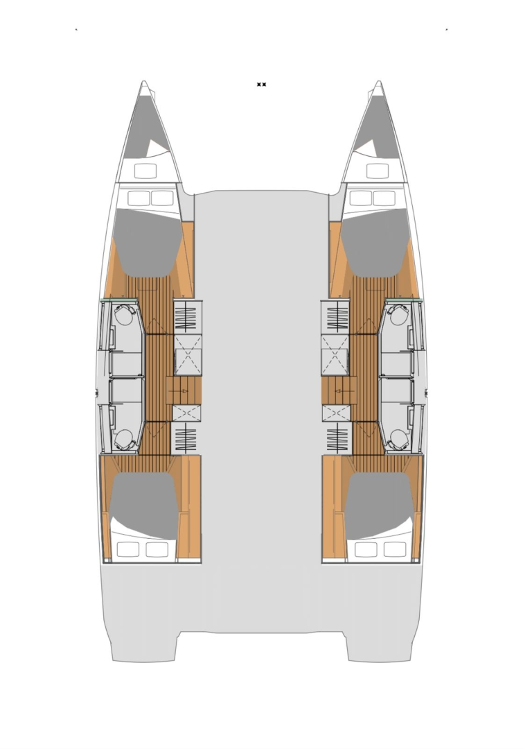 Pronájem Katamarán Fountaine Pajot s licencí