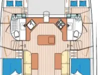 Pronájem Katamarán Island Spirit Yachts s licencí
