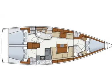 Pronájem jachty v Primošten  -Hanse Hanse 415 na Samboatu