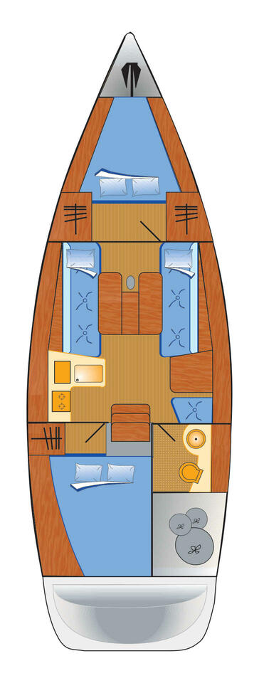 Pronajmout si Salona Salona 35 v Heiligenhafen