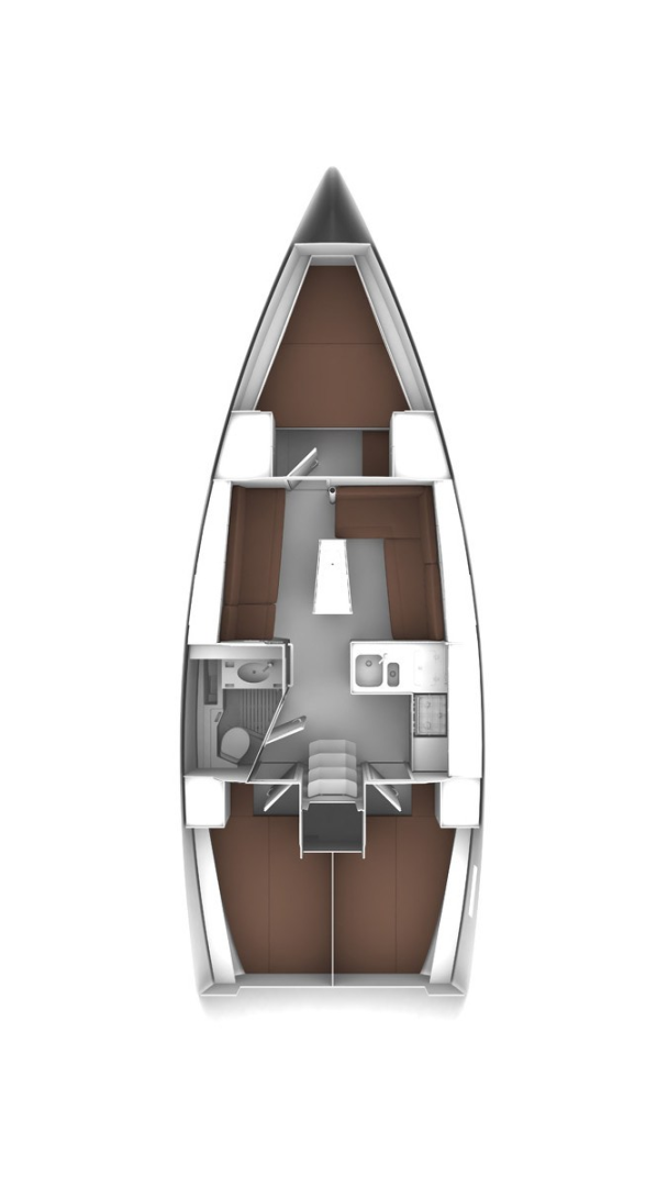 Pronájem jachty v Fethiye -Bavaria Cruiser 37 na Samboatu