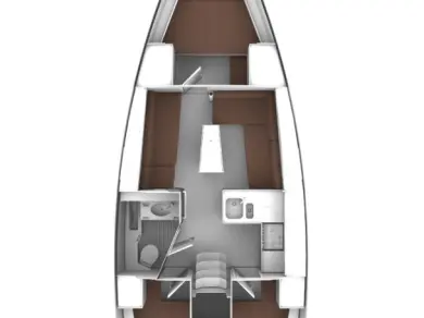 Pronájem jachty v Fethiye -Bavaria Cruiser 37 na Samboatu