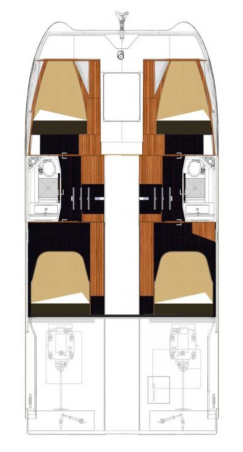 Pronajmout Motorová loď se skipperem či ne Fountaine Pajot v Pomer