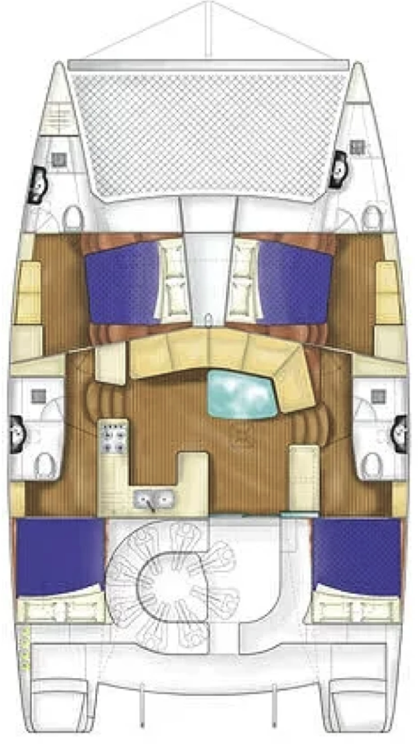 Pronájem jachty v Mai Khao -Vision Yachts Matrix Vision 450 na Samboatu