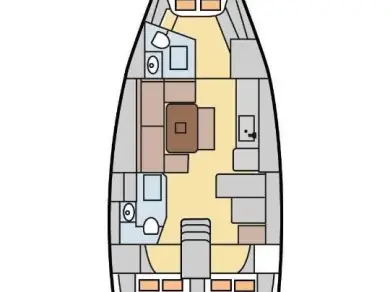 Pronájem Plachetnice v Göcek  -Dufour Dufour 405 Grand Large