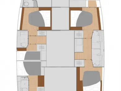 Pronájem jachty v Biograd Na Moru -Fountaine Pajot Saona 47 na Samboatu