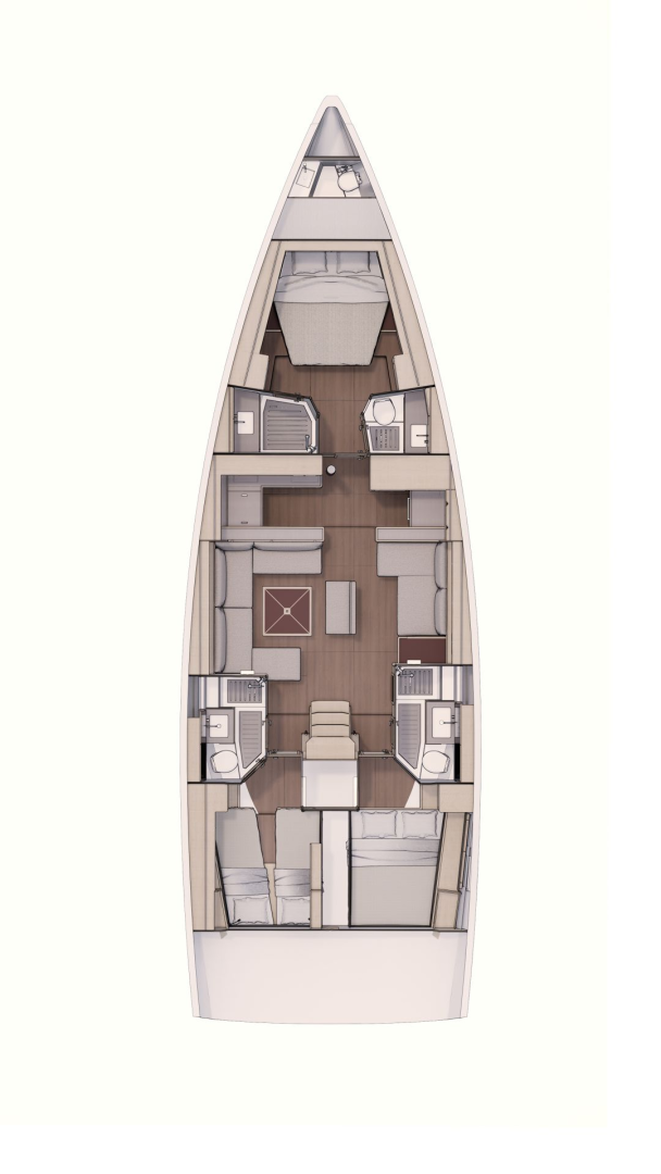 Pronajmout si Dufour Dufour 530 v Alimos