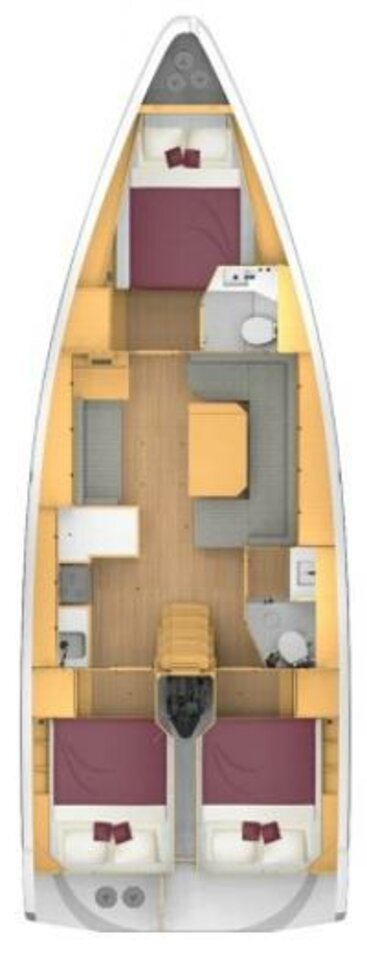 Pronájem Plachetnice v Vrsar -Bavaria Bavaria C42