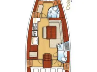Pronajmout si Bénéteau Oceanis 43 v Adaköy