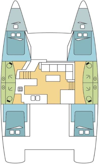 Pronajmout Katamarán se skipperem či ne Fountaine Pajot v Olbia