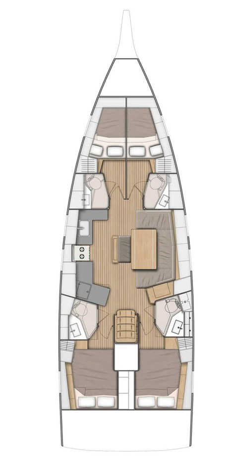 Bénéteau Oceanis 46.1 jednotlivci a charterové společnosti v Cala d'Or