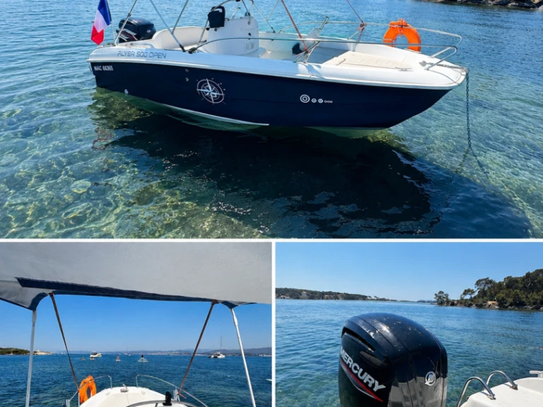 Pronájem Motorová loď v Six-Fours-les-Plages -Bénéteau Flyer 500