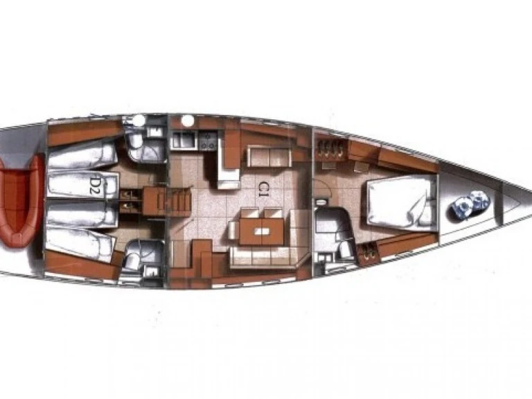 Pronájem Plachetnice v Cres -Hanse Hanse 531 E