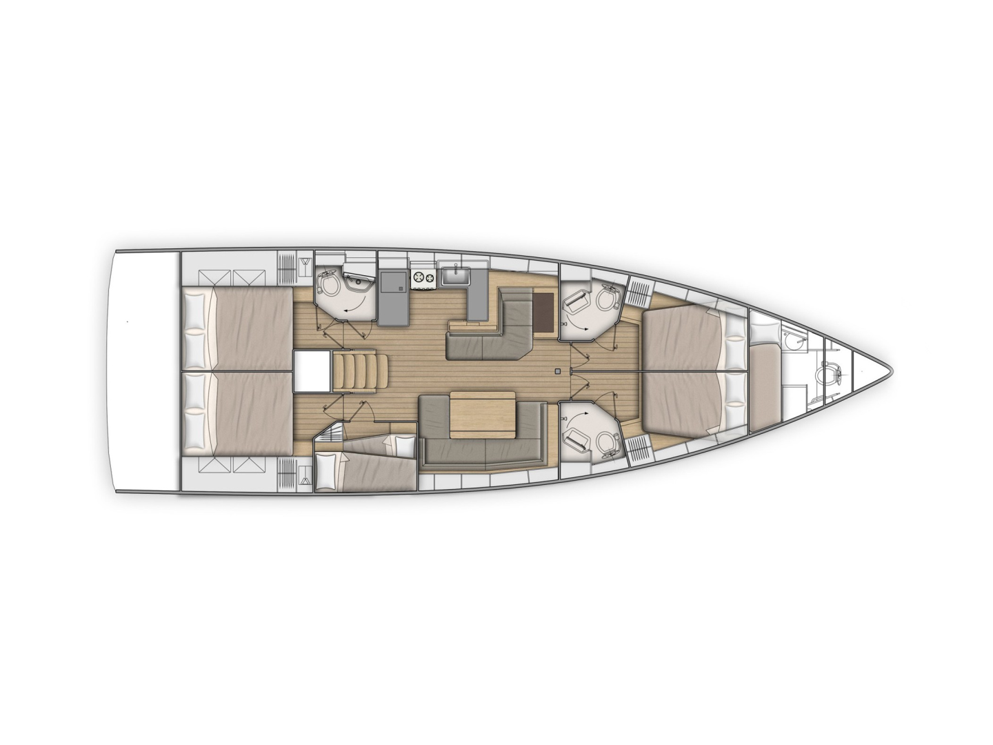 Pronájem lodi Bénéteau Oceanis 51.1 v Deme of Volos na Samboatu