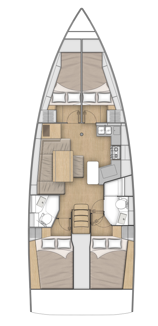 Pronájem lodi Bénéteau Oceanis 40.1 v Fethiye na Samboatu