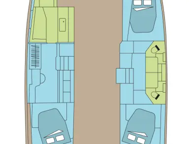 Pronájem Katamarán v Nassau -Fountaine Pajot Fountaine Pajot FP 44 Maestro - 3 + 2 cab.