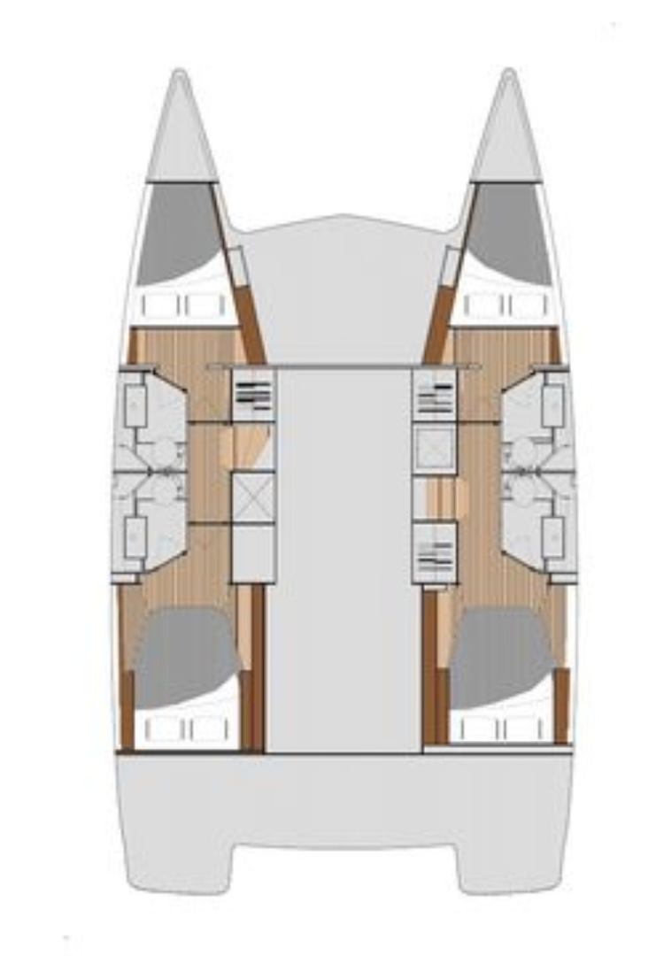 Pronájem Katamarán Fountaine Pajot s licencí