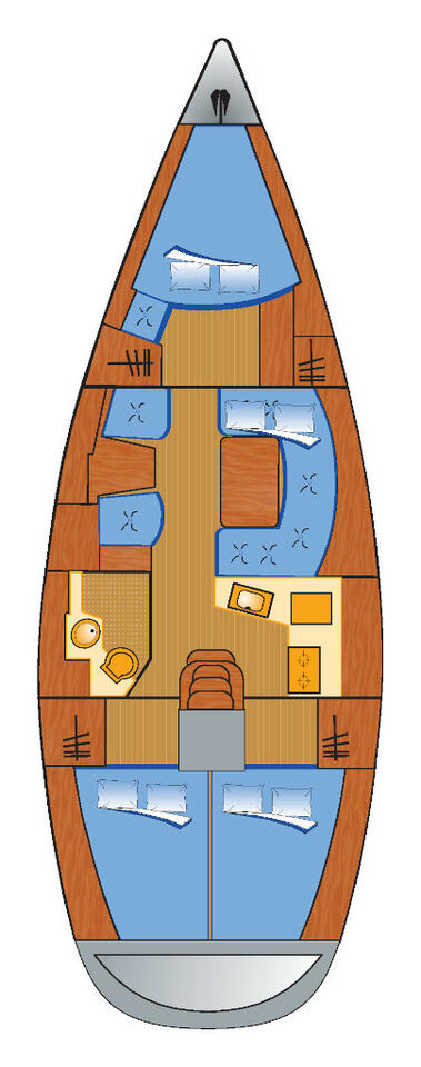 Pronajmout si Jeanneau Sun Odyssey 40 v Barth