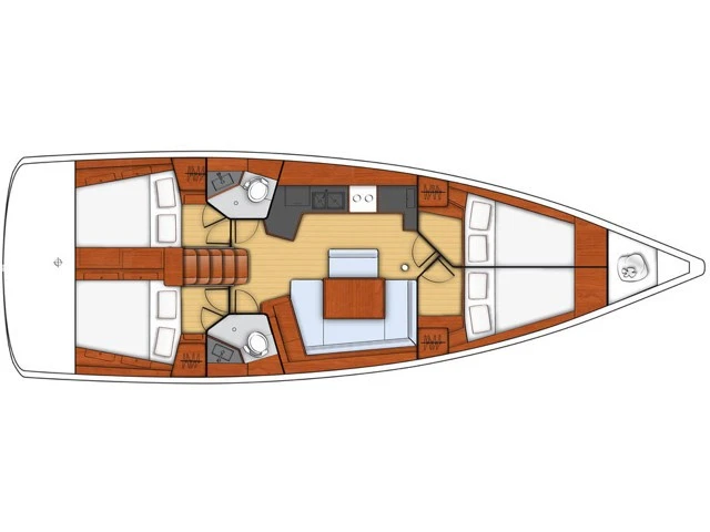 Bénéteau Oceanis 45 jednotlivci a charterové společnosti v Capo d'Orlando