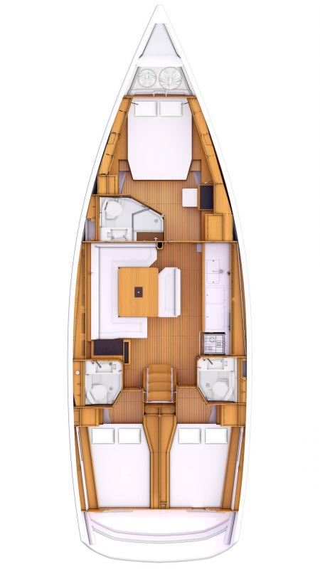 Pronajmout si Jeanneau Sun Odyssey 479 - 3 cab. v Fethiye