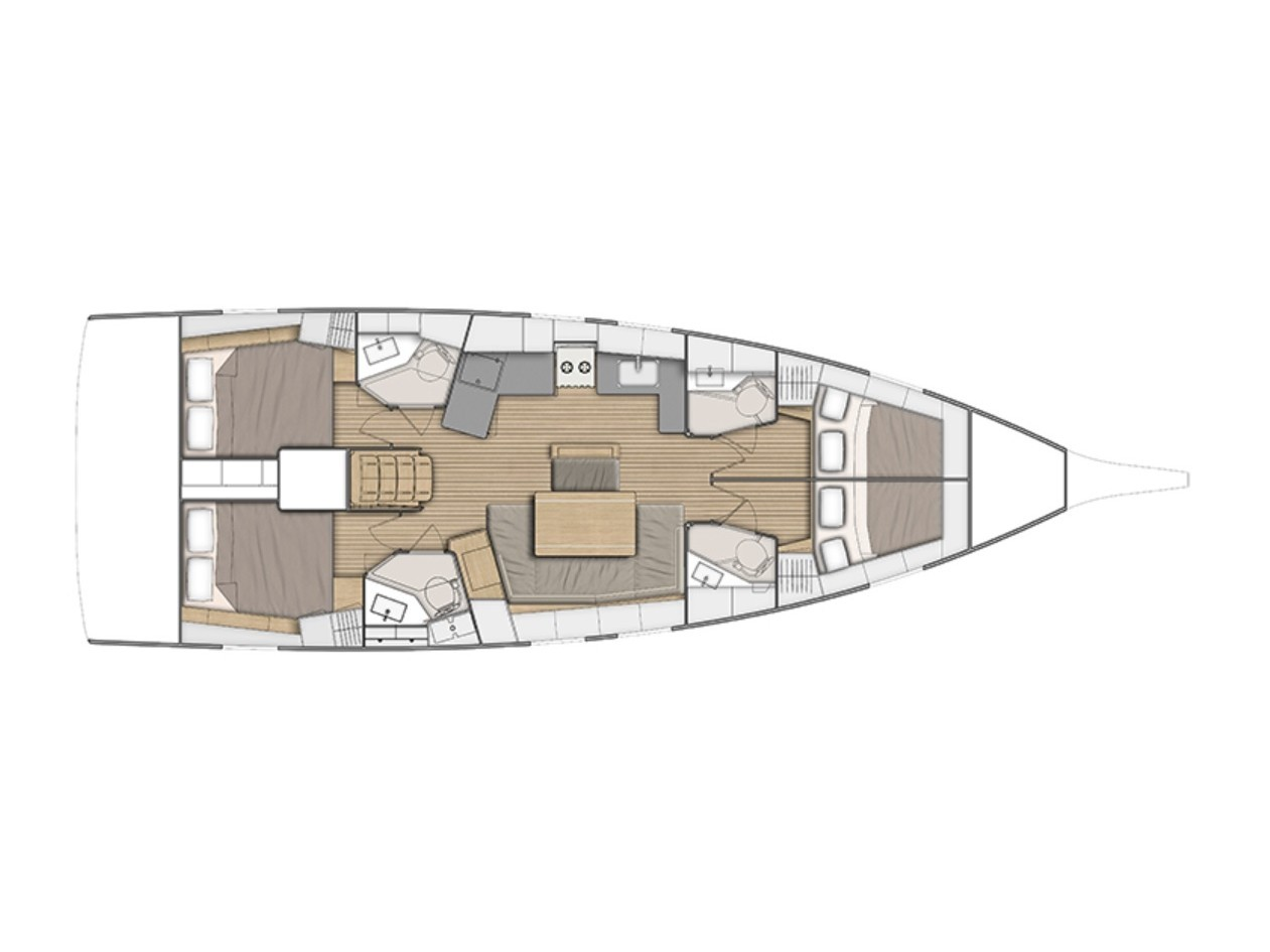 Pronájem Plachetnice v Marmaris -Bénéteau Oceanis 46.1