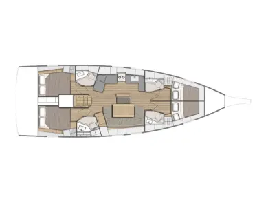 Pronájem Plachetnice v Marmaris -Bénéteau Oceanis 46.1