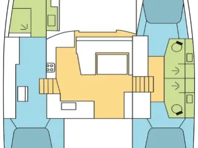 Pronajmout Katamarán se skipperem či ne Fountaine Pajot v Donji Seget
