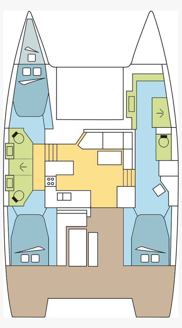 Pronájem lodi Fountaine Pajot Astrea 42 v Marseille na Samboatu