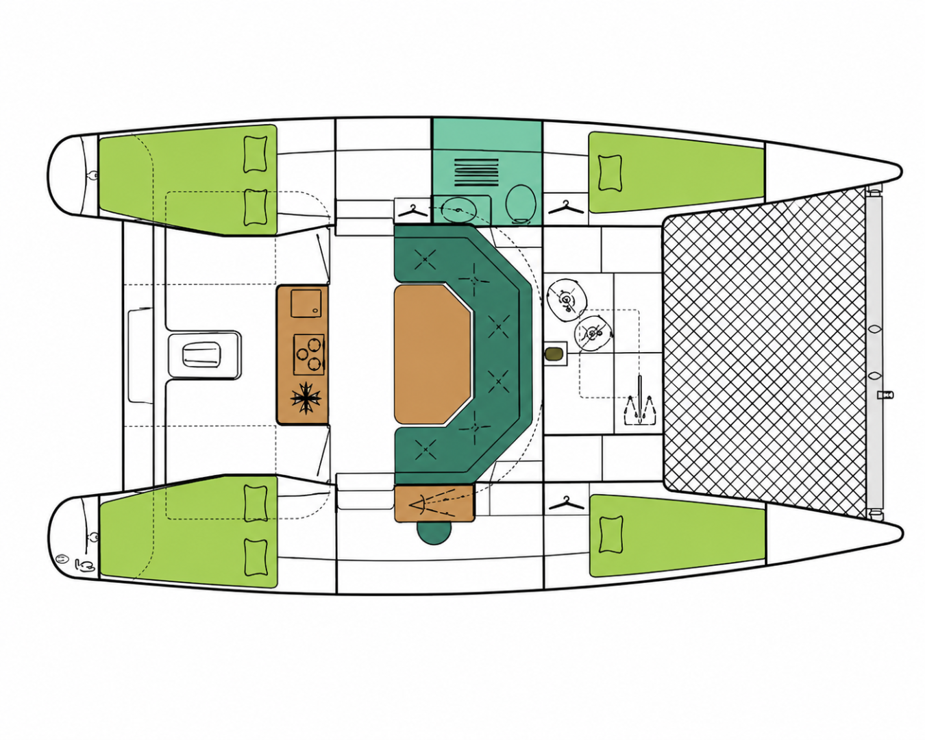Pronájem lodi Fountaine Pajot Maldives 32 v Les Prises na Samboatu