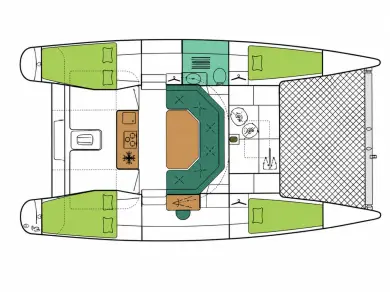 Pronájem lodi Fountaine Pajot Maldives 32 v Les Prises na Samboatu