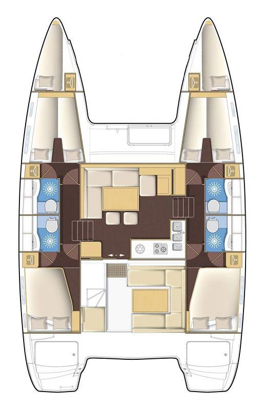 Pronajmout si Lagoon Lagoon 400 S2 v Pula