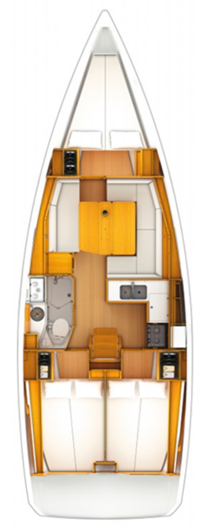Pronájem Plachetnice v Gouvia -Jeanneau Sun Odyssey 389