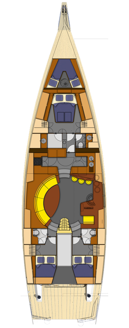 Pronájem Plachetnice Garcia Yachts s licencí
