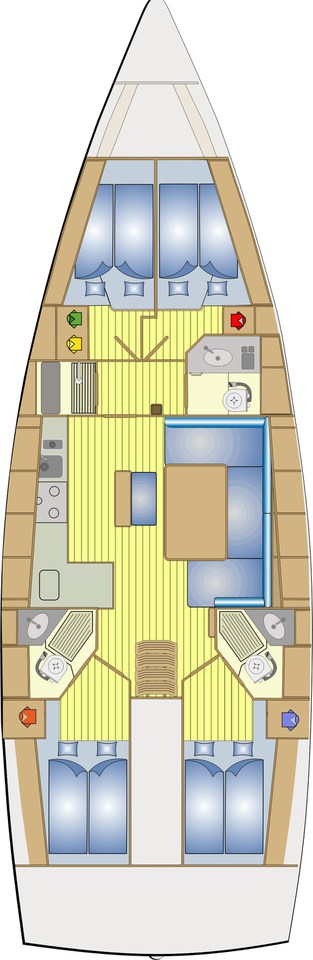 Pronájem lodi Alimos lákavé ceny Cruiser 46