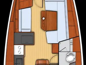 Pronájem jachty v Šibenik  -Bénéteau Oceanis 41.1 na Samboatu