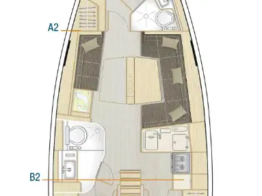Pronajmout si Hanse Hanse 418 v Kaštela