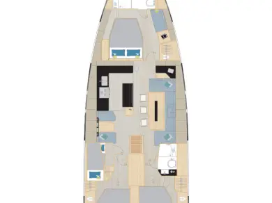 Pronájem Plachetnice v Kaštela -Hanse Hanse 590