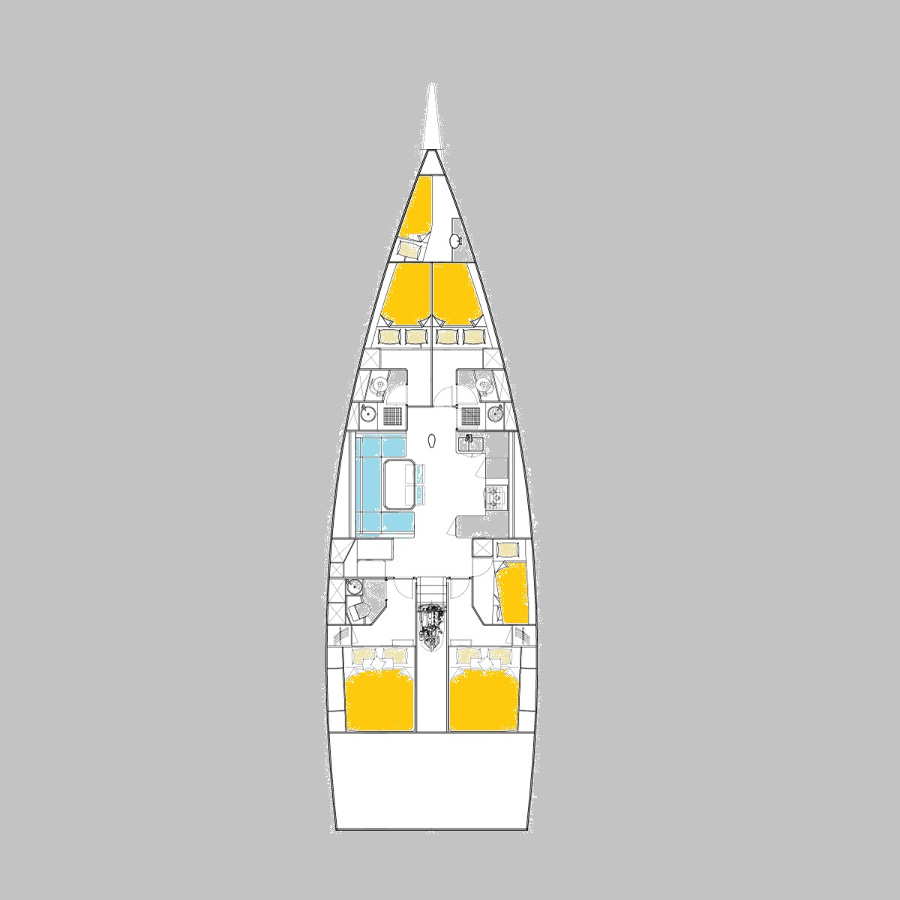 Pronájem lodi More Boats More 55 v Kaštela na Samboatu