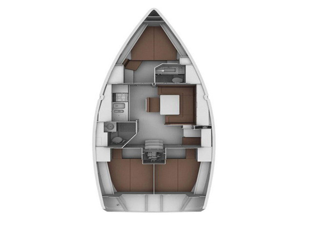 Pronájem Plachetnice v Fethiye -Bavaria Cruiser 40