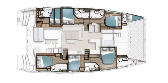 Pronajmout si Leopard Catamarans / Robertson & Caine Leopard 52 v Furnari
