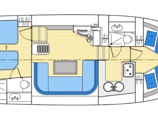 Pronájem lodi Pénichette Europa E.300 v Nieuw-Loosdrecht na Samboatu