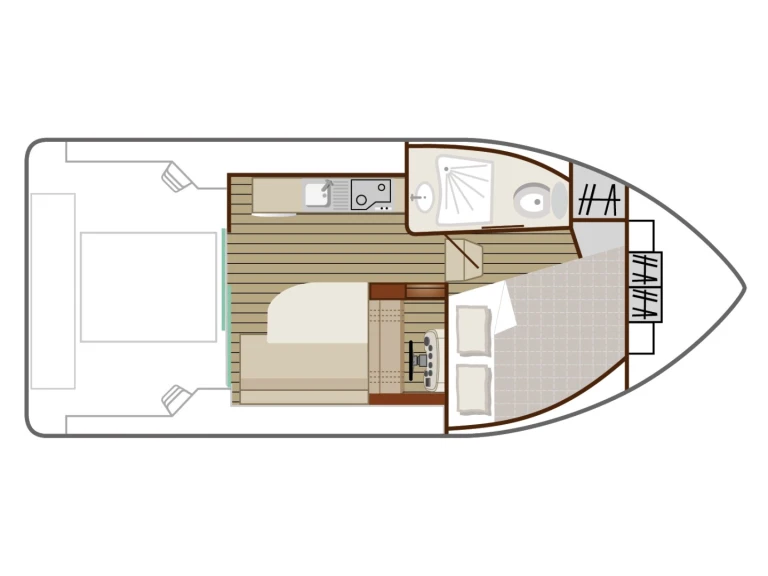 Pronájem Motorová loď Nicols Yacht s licencí