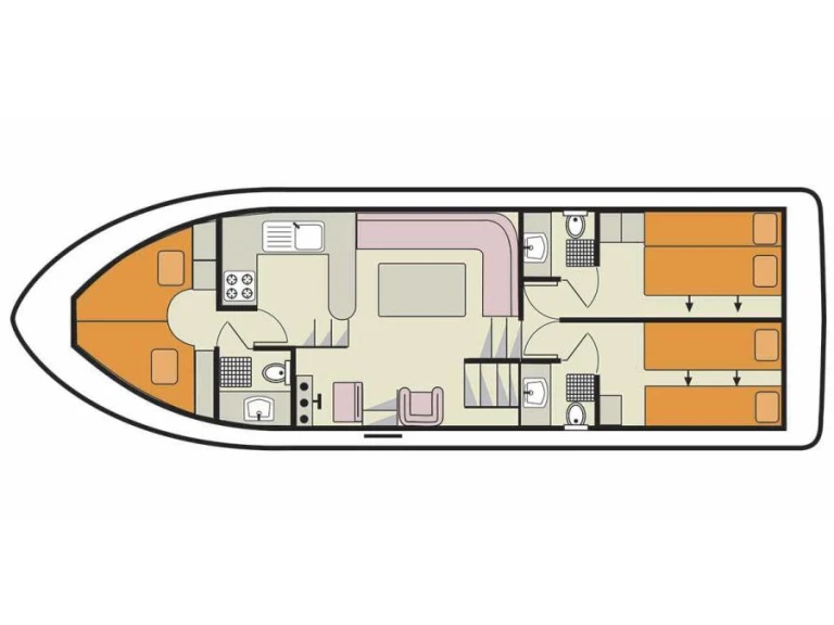 Pronajmout Motorová loď se skipperem či ne Le Boat v Migennes