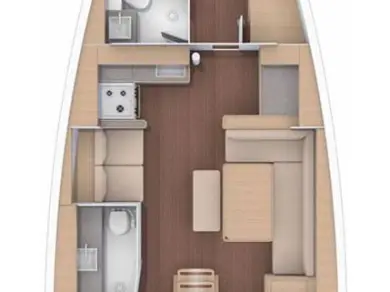 Pronájem jachty v Murter-Kornati -Dufour Dufour 430 na Samboatu