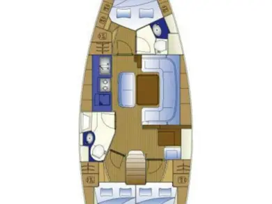Pronájem lodi Preveza lákavé ceny Cruiser 40