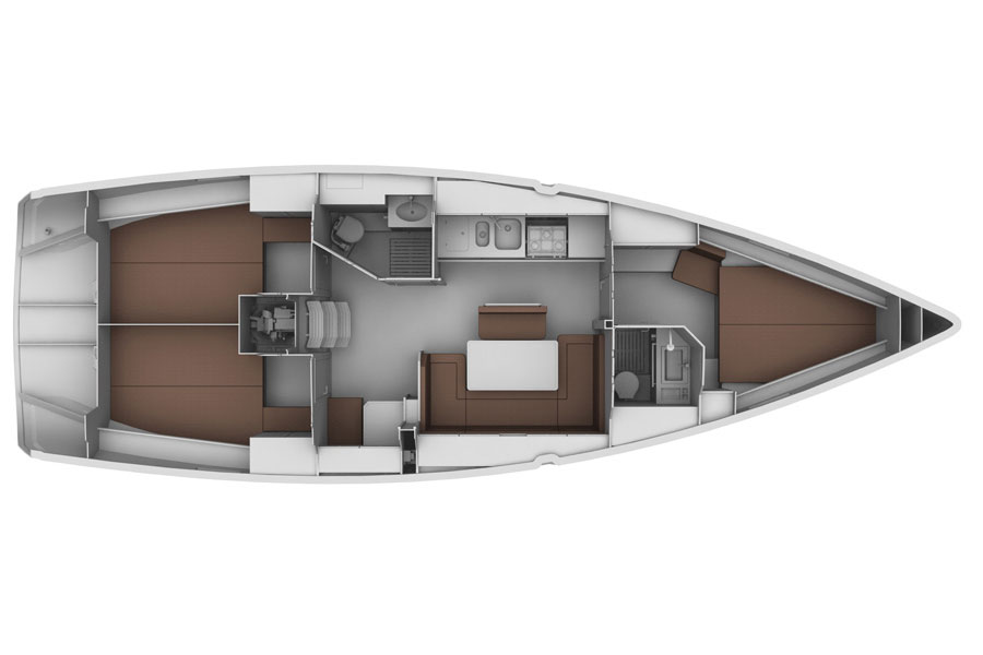 Pronájem Plachetnice v Preveza -Bavaria Cruiser 40