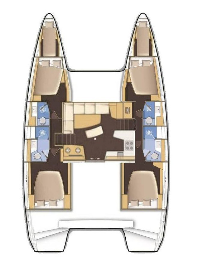 Pronájem lodi Lagoon Lagoon 42 v Trogir na Samboatu